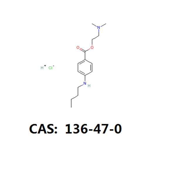99.9% Pure Tetracaine Hcl Powder CAS 136-47-0